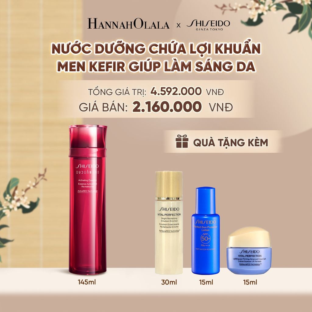  NƯỚC THẦN ĐỎ SHISEIDO EUDERMINE ACTIVATING ESSENCE 145ML - DEAL 02 - A1158 