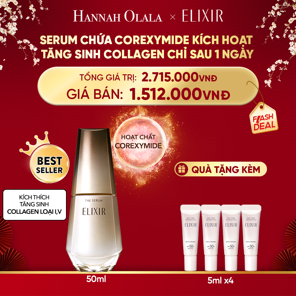  DEAL 2: SERUM KÍCH HOẠT TRẺ HÓA LÀN DA ELIXIR THE SERUM AA 50ML 