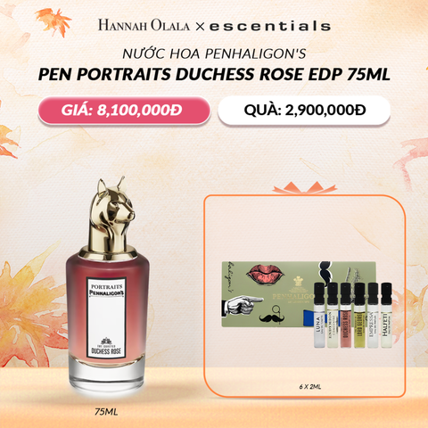  DEAL 2: NƯỚC HOA PENHALIGONS PEN PORTRAITS DUCHESS ROSE EDP 75ML 