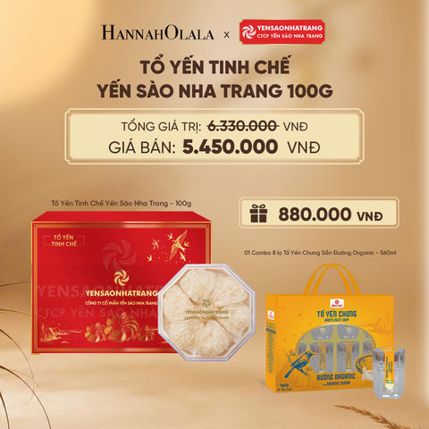  TỔ YẾN TINH CHẾ YẾN SÀO NHA TRANG 100G - DEAL 2 - E18 