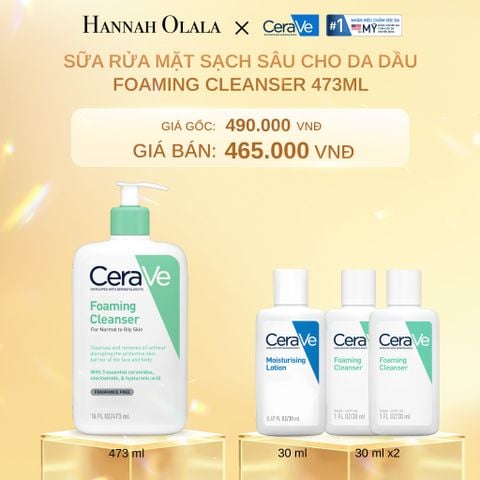  DEAL 2: SỮA RỬA MẶT GIÚP LÀM SẠCH SÂU CHO DA DẦU FOAMING CLEANSER 473ML 