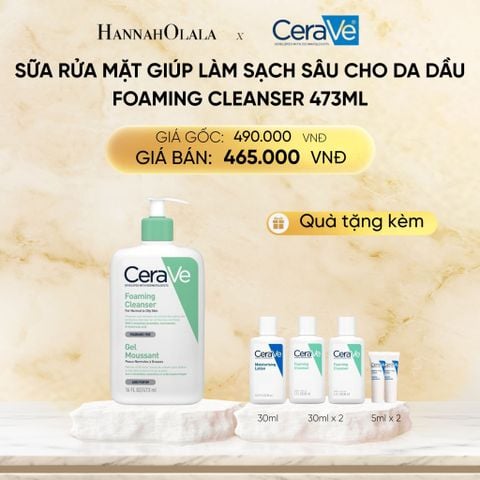  DEAL 2 SỮA RỬA MẶT GIÚP LÀM SẠCH SÂU CHO DA DẦU FOAMING CLEANSER 473ML 