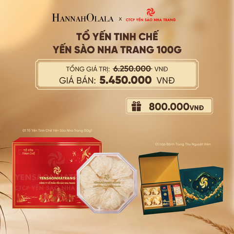  TỔ YẾN TINH CHẾ YẾN SÀO NHA TRANG - 100G - DEAL 2 - E68 