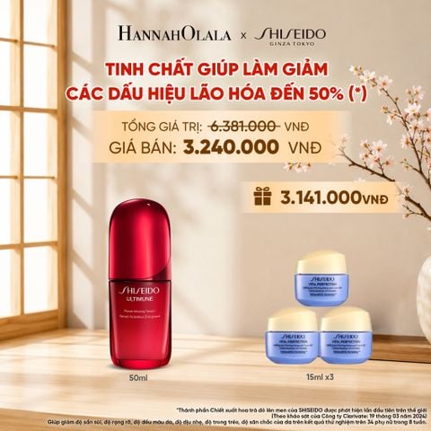  TINH CHẤT DƯỠNG DA SHISEIDO ULTIMUNE POWER INFUSING 4.0 SERUM 50ML - DEAL 2 
