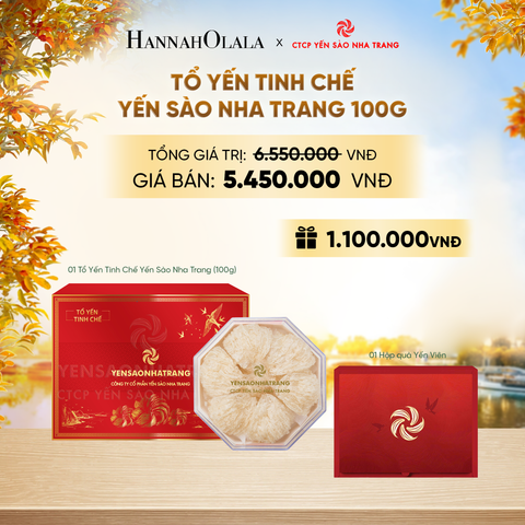  TỔ YẾN TINH CHẾ YẾN SÀO NHA TRANG 100G - DEAL 2 - E1784 