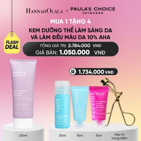  KEM DƯỠNG THỂ LÀM SÁNG DA VÀ LÀM ĐỀU MÀU DA SKIN REVEALING BODY LOTION 10% AHA 210ML - DEAL 2_ A762 