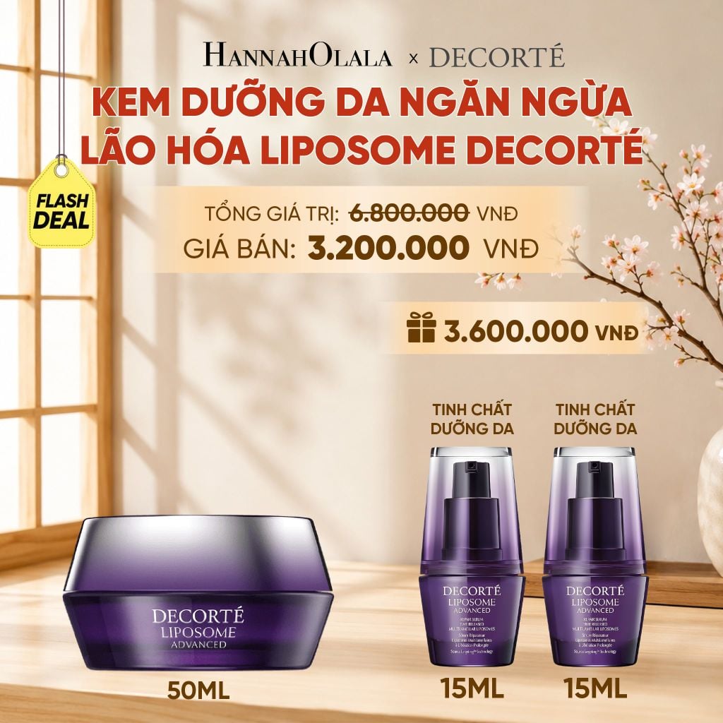  KEM DƯỠNG DA NGĂN NGỪA LÃO HÓA LIPOSOME DECORTÉ 50ML 