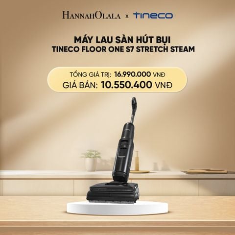  DEAL 2: MÁY LAU SÀN HÚT BỤI TINECO FLOOR ONE S7 STRETCH STEAM 