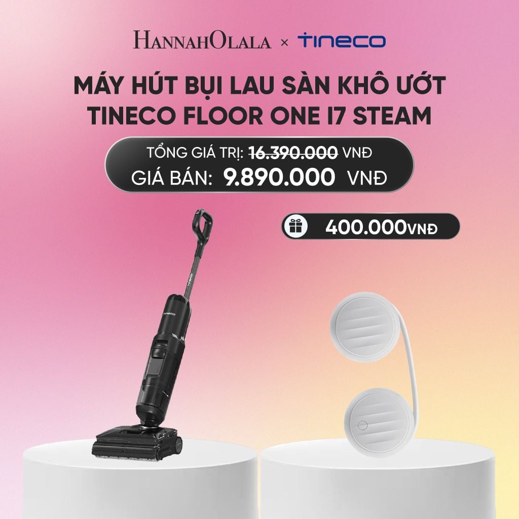  DEAL 2 (NEW): MÁY HÚT BỤI LAU SÀN KHÔ ƯỚT TINECO FLOOR ONE I7 STEAM_A326 