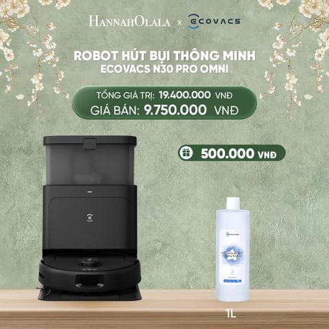  DEAL 2: ROBOT HÚT BỤI THÔNG MINH ECOVACS N30 PRO OMNI 