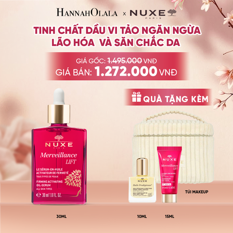  TINH CHẤT DẦU VI TẢO NGĂN NGỪA LÃO HÓA, SĂN CHẮC DA NUXE MVL OIL SERUM 30ML - A1991 