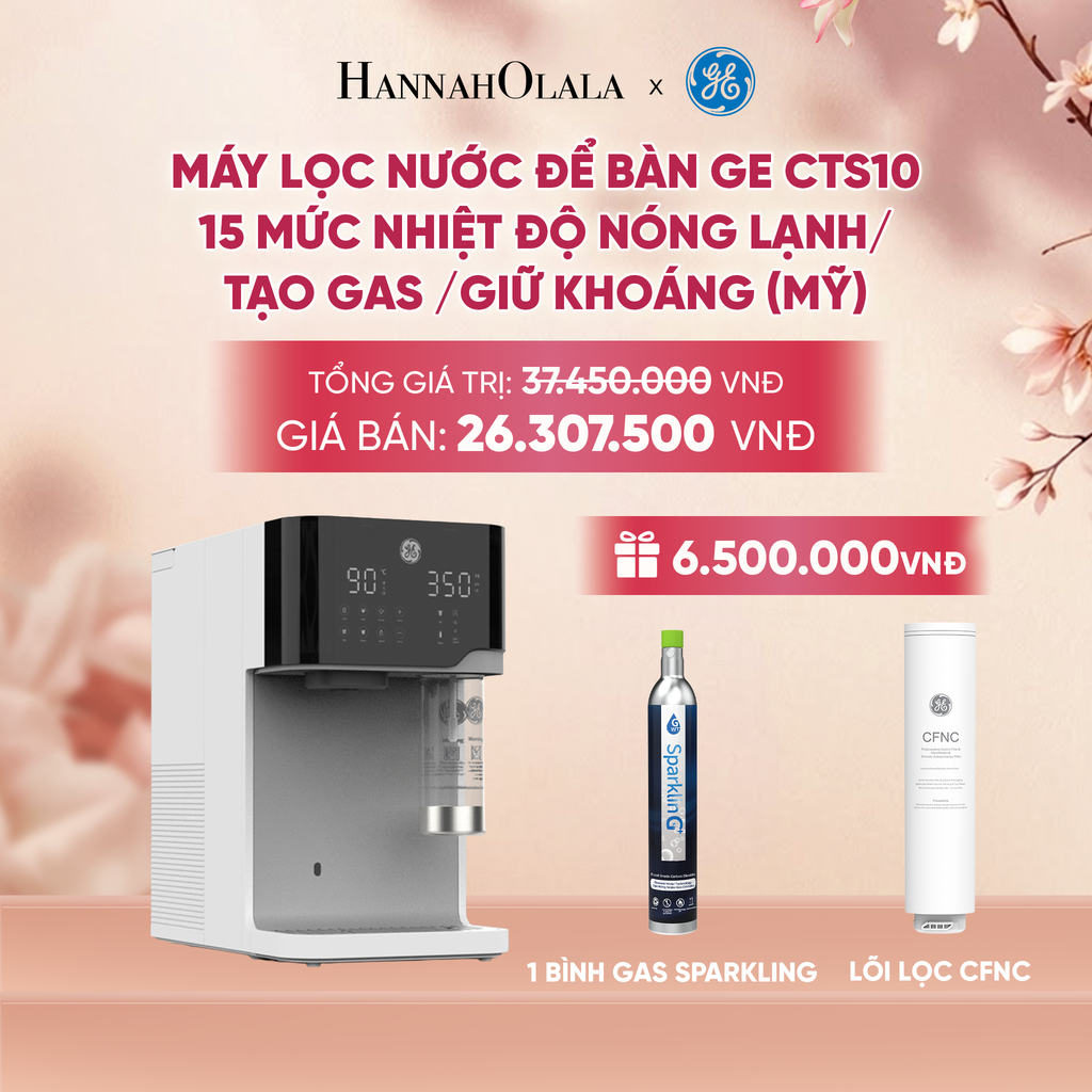  MÁY LỌC NƯỚC NÓNG LẠNH SPARKLING GE CTS10 - DEAL 2 - A1851 