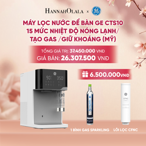  MÁY LỌC NƯỚC NÓNG LẠNH SPARKLING GE CTS10 - DEAL 2 - A1851 