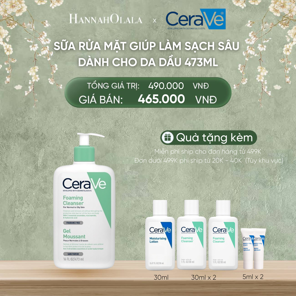  DEAL 2 SỮA RỬA MẶT GIÚP LÀM SẠCH SÂU CHO DA DẦU FOAMING CLEANSER 473ML 