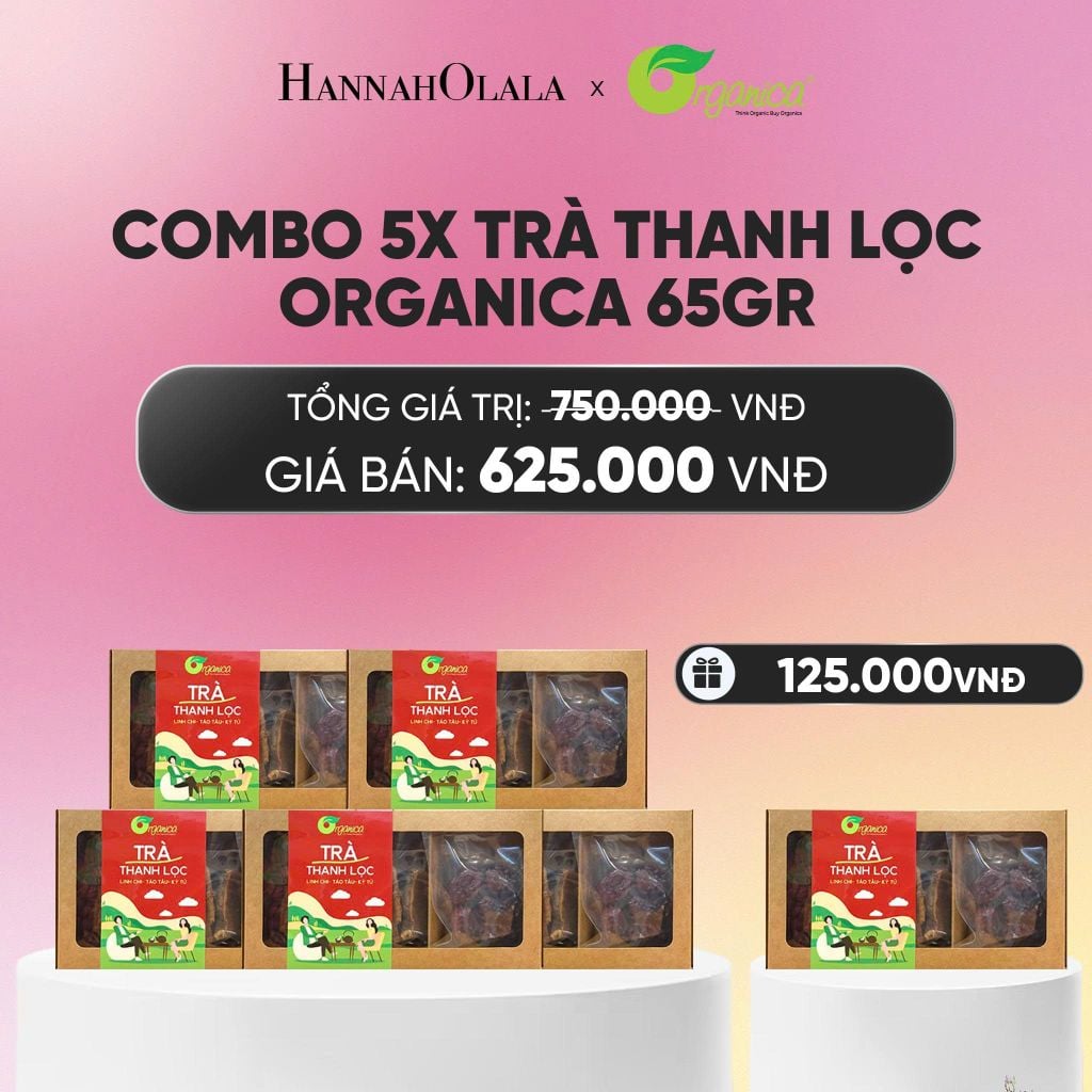  COMBO 5X TRÀ THANH LỌC ORGANICA 65GR - DEAL 2_A784 