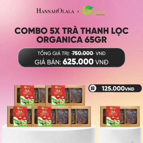  COMBO 5X TRÀ THANH LỌC ORGANICA 65GR - DEAL 2_A784 
