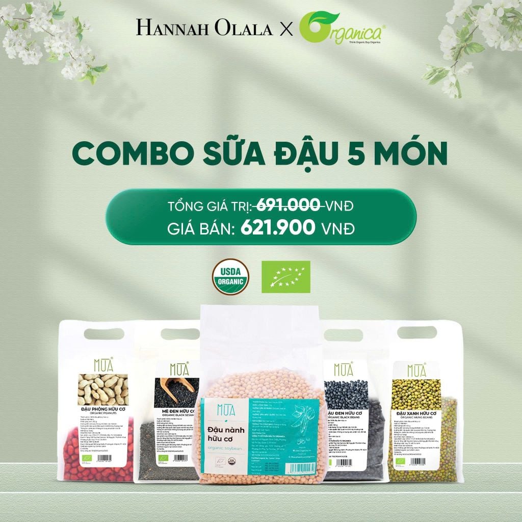  DEAL 2: COMBO SỮA ĐẬU 5 MÓN 