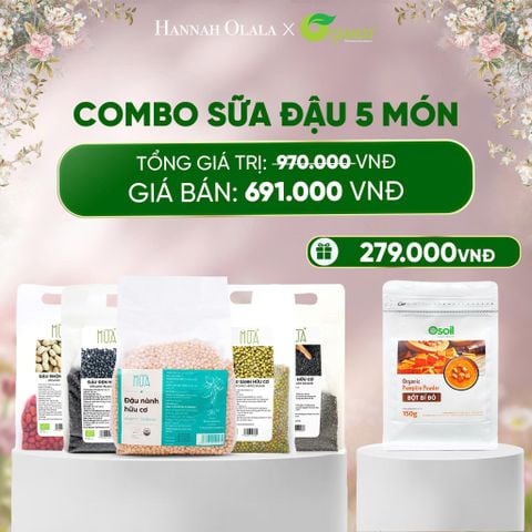  E579_DEAL 2: COMBO SỮA ĐẬU 5 MÓN 