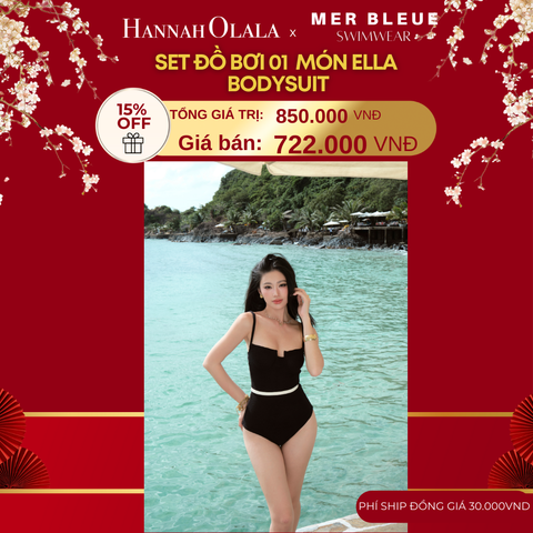  DEAL 2: SET ĐỒ BƠI 1 MẢNH ELLA BODYSUIT 