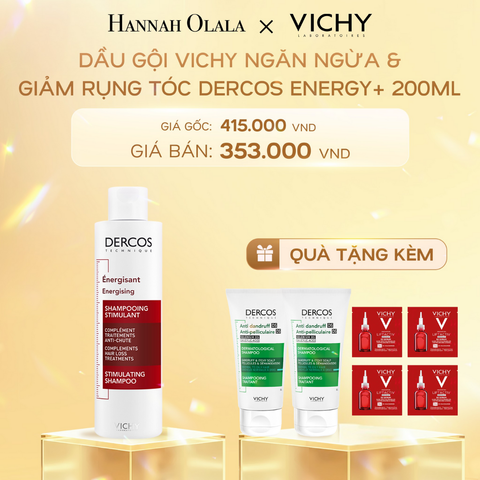  DEAL 2: DẦU GỘI VICHY NGĂN NGỪA & GIẢM RỤNG TÓC DERCOS ENERGY+ 200ML 