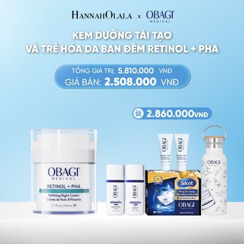  DEAL 2: KEM DƯỠNG TÁI TẠO VÀ TRẺ HÓA DA BAN ĐÊM RETINOL + PHA​ 50ML 
