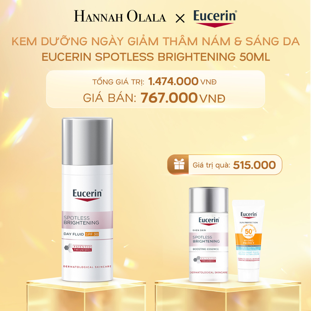  C814_DEAL 2: KEM DƯỠNG NGÀY GIẢM THÂM NÁM & SÁNG DA EUCERIN SPOTLESS BRIGHTENING 50ML 