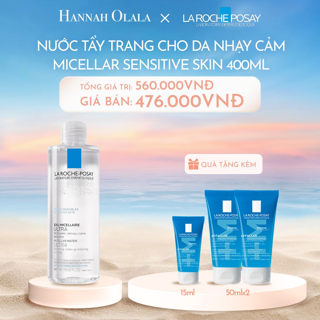  C151_DEAL 2: NƯỚC TẨY TRANG CHO DA NHẠY CẢM MICELLAR SENSITIVE SKIN 400ML 