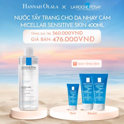  C151_DEAL 2: NƯỚC TẨY TRANG CHO DA NHẠY CẢM MICELLAR SENSITIVE SKIN 400ML 
