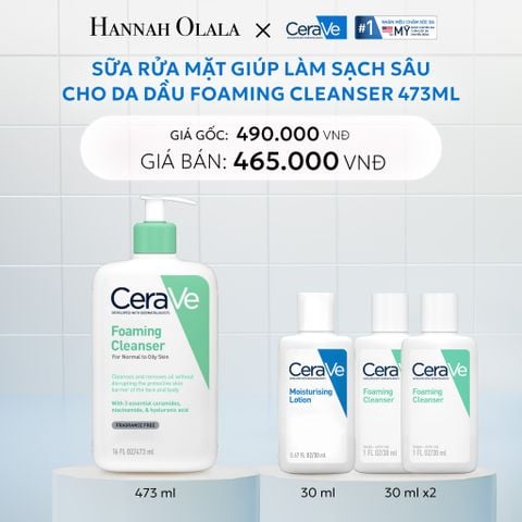  C2_DEAL 2: SỮA RỬA MẶT GIÚP LÀM SẠCH SÂU CHO DA DẦU FOAMING CLEANSER 473ML 