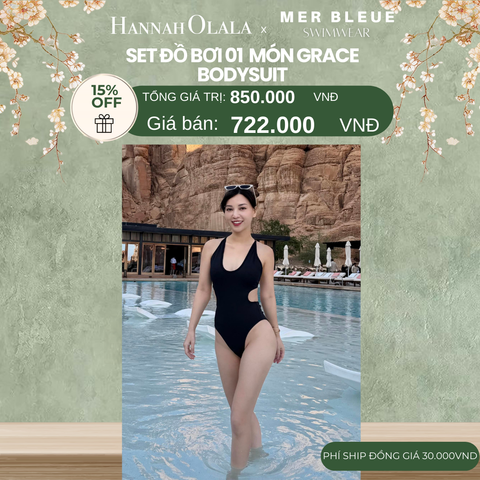  DEAL 4: SET ĐỒ BƠI 1 MẢNH GRACE BODYSUIT 