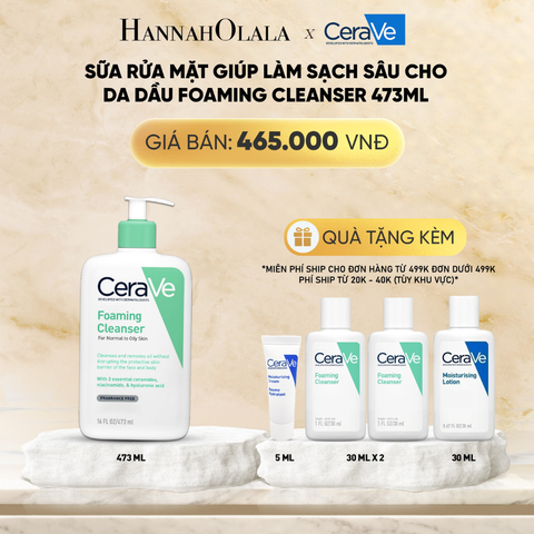  DEAL 2 SỮA RỬA MẶT GIÚP LÀM SẠCH SÂU CHO DA DẦU FOAMING CLEANSER 473ML - B143 