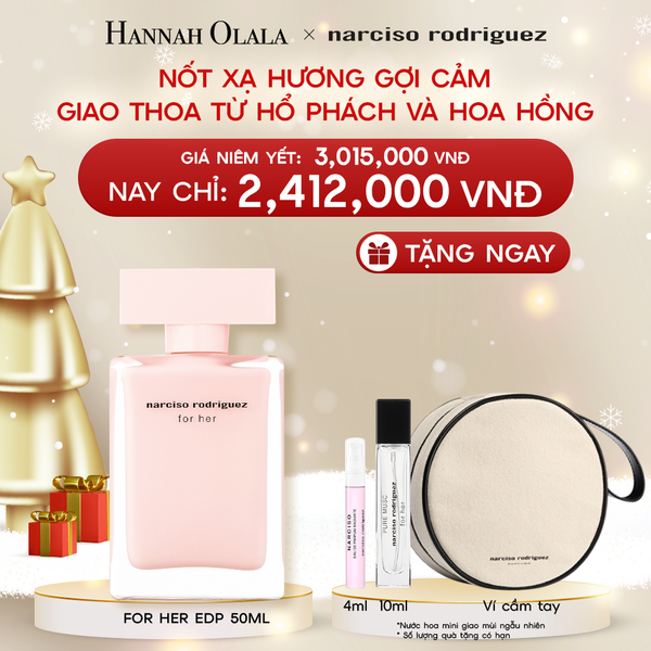  A235_DEAL 2: Nước Hoa nữ Narciso Rodriguez For Her Eau De Parfum 50ml 