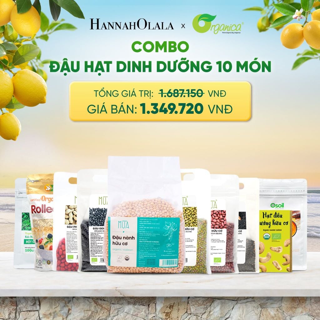  COMBO ĐẬU HẠT DINH DƯỠNG 10 MÓN - DEAL 2 