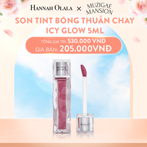  A596_DEAL 2: SON TINT BÓNG DƯỠNG ẨM THUẦN CHAY ICY GLOW TINT 5ML 