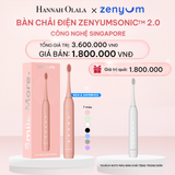  E949_DEAL 2: [MUA 1 TẶNG 1] BÀN CHẢI ĐIỆN ZENYUM SONIC MỚI 2.0 - CÔNG NGHỆ SINGAPORE 