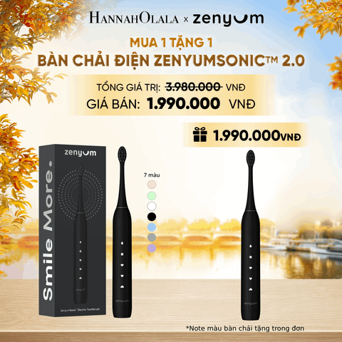  [MUA 1 TẶNG 1] BÀN CHẢI ĐIỆN ZENYUM SONIC 2.0 - E1553 