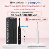  E949_DEAL 2: [MUA 1 TẶNG 1] BÀN CHẢI ĐIỆN ZENYUM SONIC MỚI 2.0 - CÔNG NGHỆ SINGAPORE 