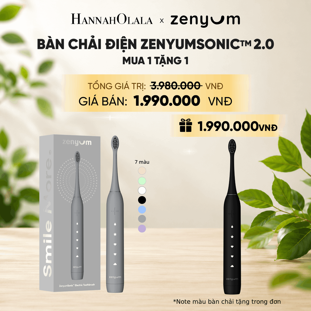  [MUA 1 TẶNG 1] BÀN CHẢI ĐIỆN ZENYUM SONIC 2.0 