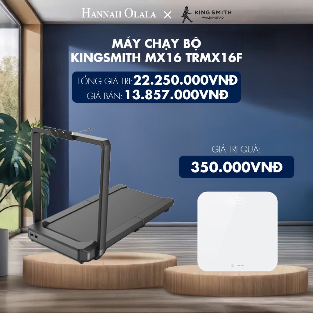  MÁY CHẠY BỘ KINGSMITH MX16 TRMX16F - DEAL 3 