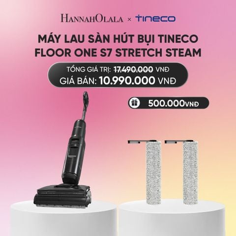  DEAL 3: MÁY LAU SÀN HÚT BỤI TINECO FLOOR ONE S7 STRETCH STEAM_A327 