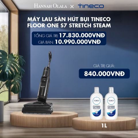  [FLASHSALE] MÁY LAU SÀN HÚT BỤI TINECO FLOOR ONE S7 STRETCH STEAM - DEAL 3 