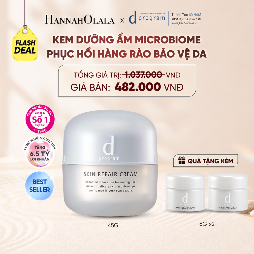  KEM DƯỠNG ẨM VÀ PHỤC HỒI DA D PROGRAM SKIN REPAIR CREAM 45G - DEAL 3.1 