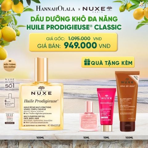  DẦU DƯỠNG KHÔ ĐA NĂNG NUXE HUILE PRODIGIEUSE® 100ML (CHỌN HƯƠNG) 
