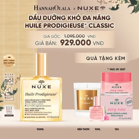  DẦU DƯỠNG KHÔ ĐA NĂNG NUXE HUILE PRODIGIEUSE® 100ML (CHỌN HƯƠNG) - A5055 