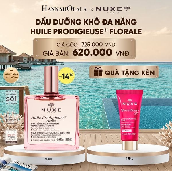  DẦU DƯỠNG KHÔ ĐA NĂNG NUXE HUILE PRODIGIEUSE® 50ML (CHỌN HƯƠNG)_ D1824 