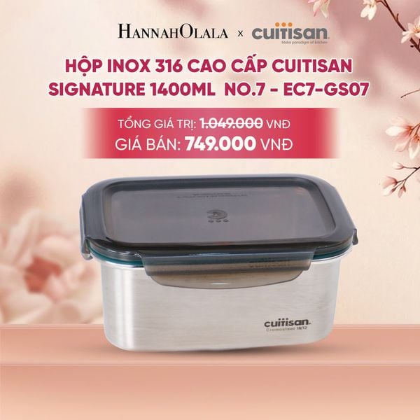  HỘP INOX 316 CAO CẤP CUITISAN SIGNATURE - DEAL 3 