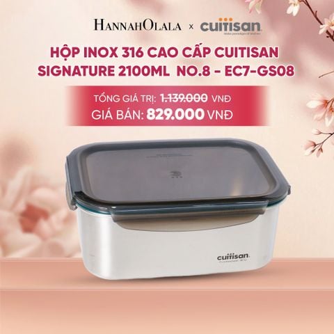  HỘP INOX 316 CAO CẤP CUITISAN SIGNATURE - DEAL 3 
