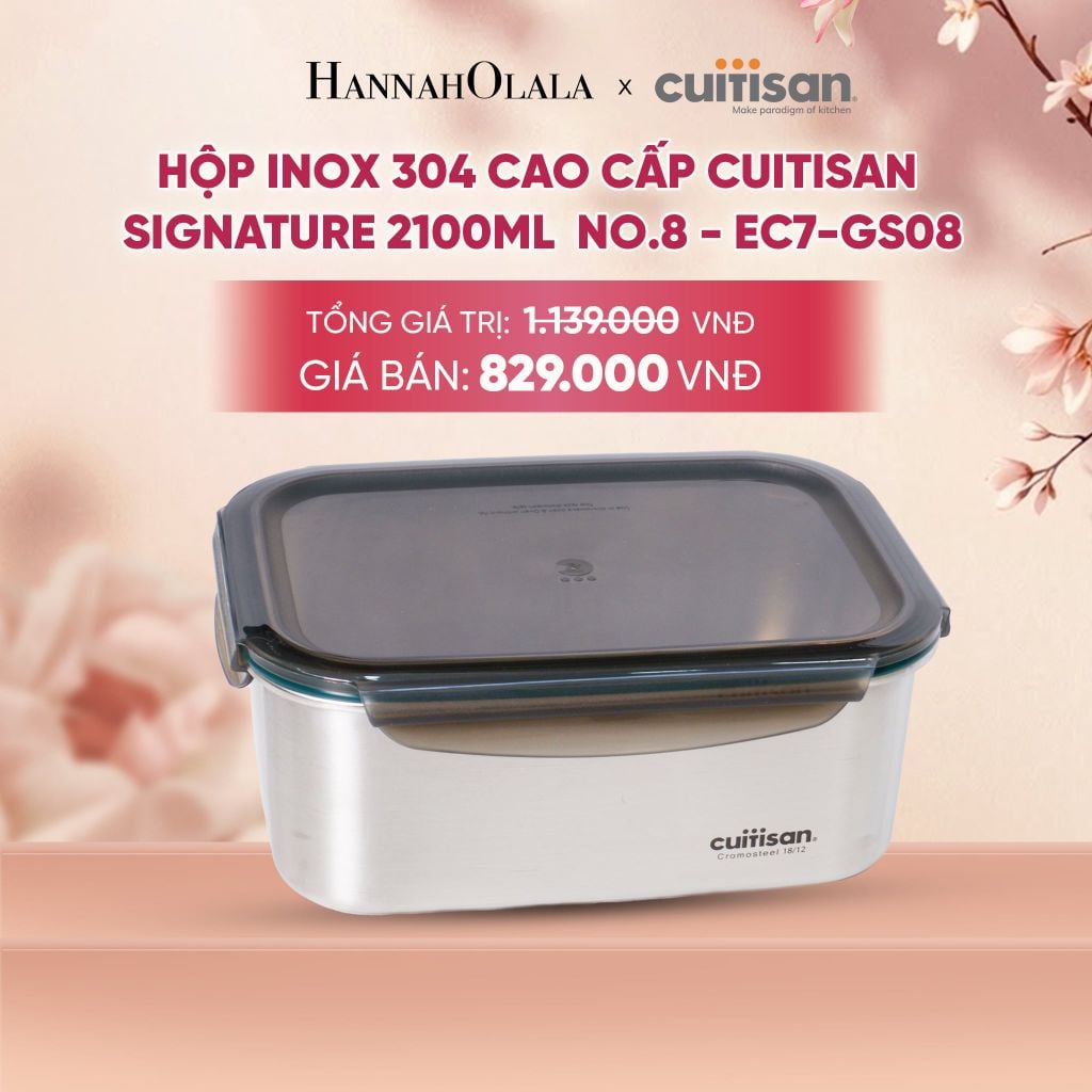  HỘP INOX 316 CAO CẤP CUITISAN SIGNATURE - DEAL 3 - A1913 