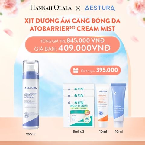  A3_DEAL 3: XỊT DƯỠNG ẨM CERAMIDE AESTURA ATOBARRIER365 CREAM MIST 120ML 
