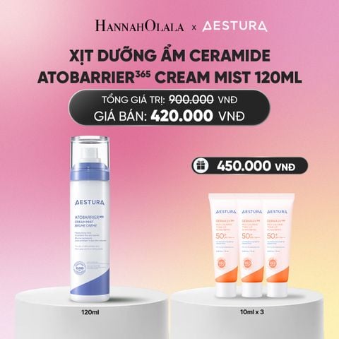  XỊT DƯỠNG ẨM CERAMIDE AESTURA ATOBARRIER365 CREAM MIST 120ML_A2411 